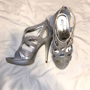 Silver Prom/fancy heels
